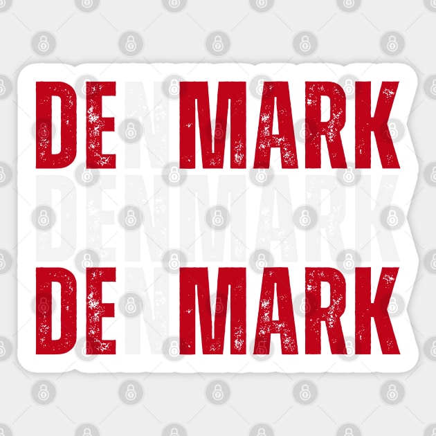 Denmark flag, danish flag Sticker by eka123